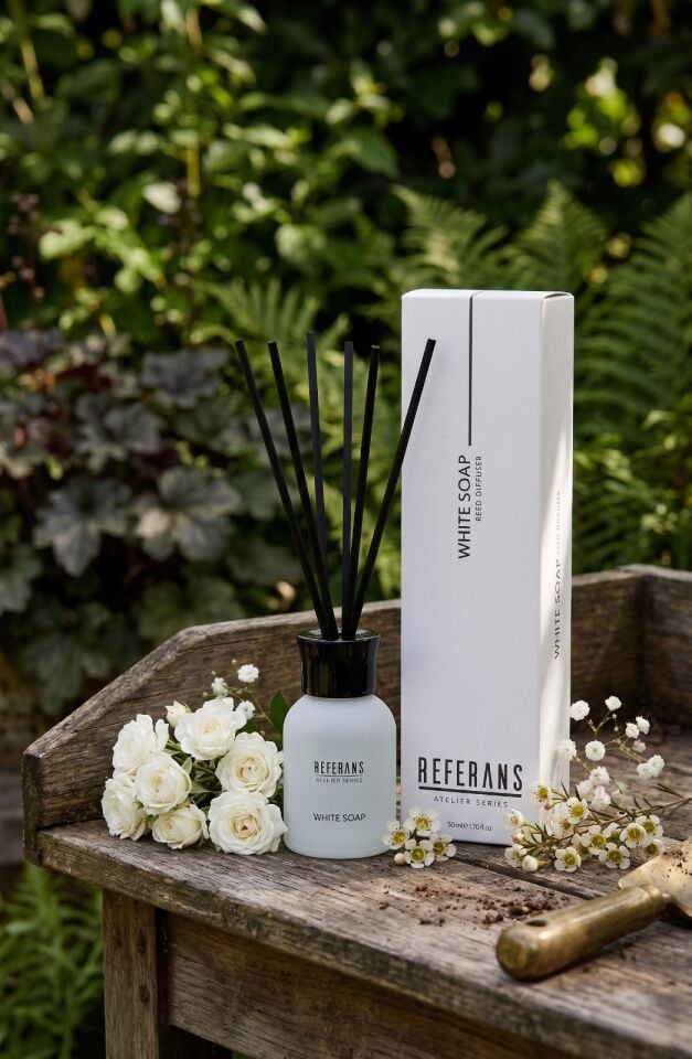 Referans Atelier Series White Soap 50 ML Bambu Çubuklu Koku
